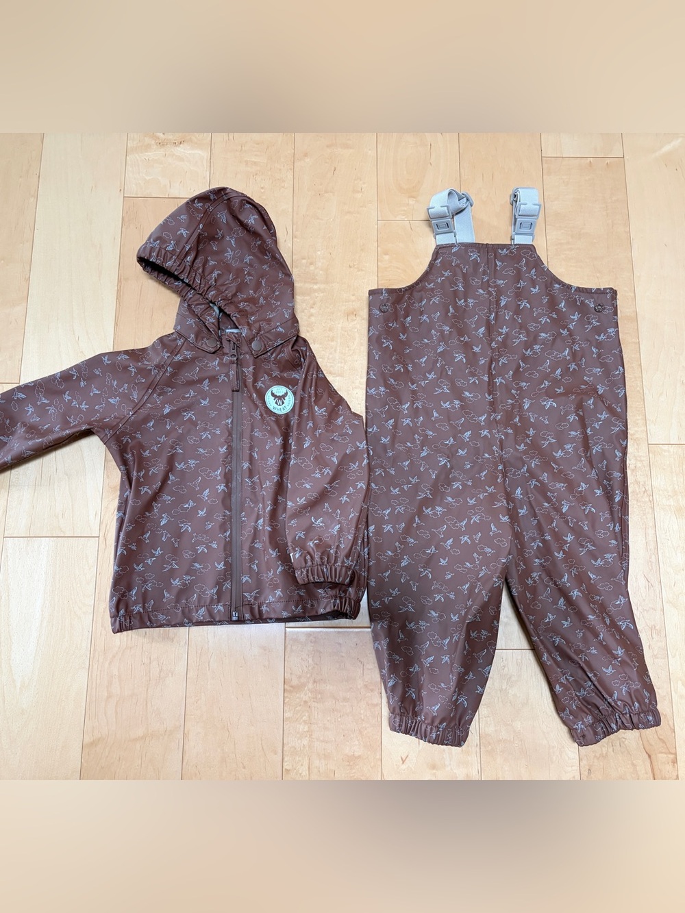 Wheat kids rain suit 18 months